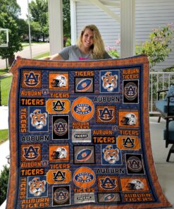 Buy Ncaa Auburn Tigers Quilt Blanket & Quilt Bedding Set #785