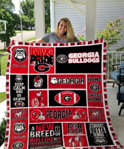 Buy Ncaa Georgia Bulldogs Quilt Blanket & Quilt Bedding Set #849