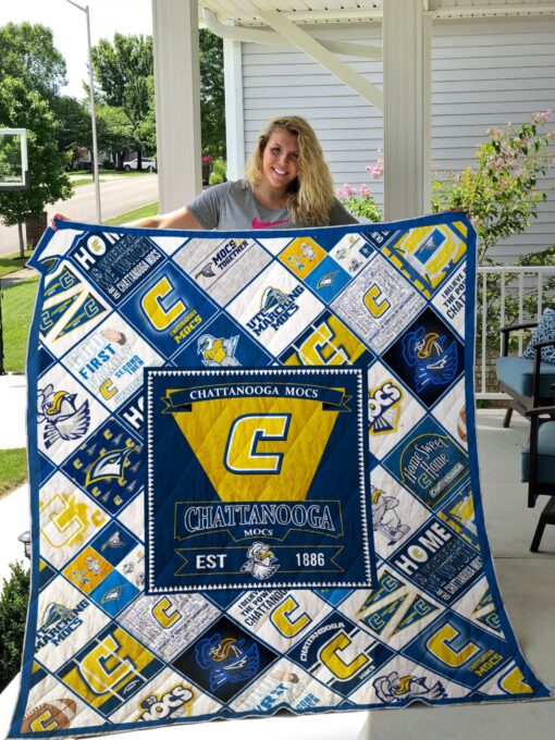 Buy Ncaa Chattanooga Mocs Quilt Blanket & Quilt Bedding Set #1567