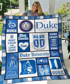 Buy Ncaa Duke Blue Devils Quilt Blanket & Quilt Bedding Set #41