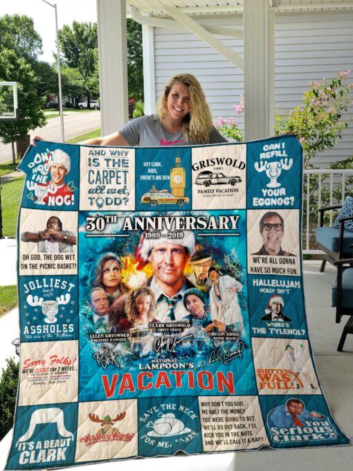 Buy National LampoonS Christmas Vacation 30Th Anniversary Quilt Blanket & Quilt Bedding Set For Fans Ver 17