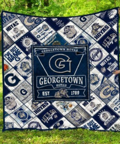 Buy Ncaa Georgetown Hoyas Quilt Blanket & Quilt Bedding Set #1221