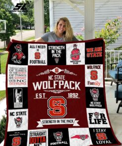 Buy Nc State Wolfpack Quilt Blanket & Quilt Bedding Set 01