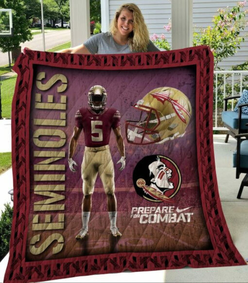 Buy Ncaa Florida State Seminoles Quilt Blanket & Quilt Bedding Set #67