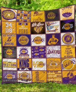 Buy Nba Los Angeles Lakers Quilt Blanket & Quilt Bedding Set