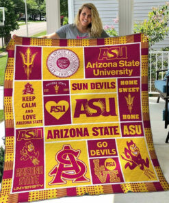 Buy Ncaa Arizona State Sun Devils Quilt Blanket & Quilt Bedding Set #597