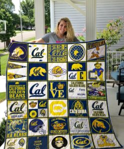 Buy Ncaa California Golden Bears Quilt Blanket & Quilt Bedding Set #618