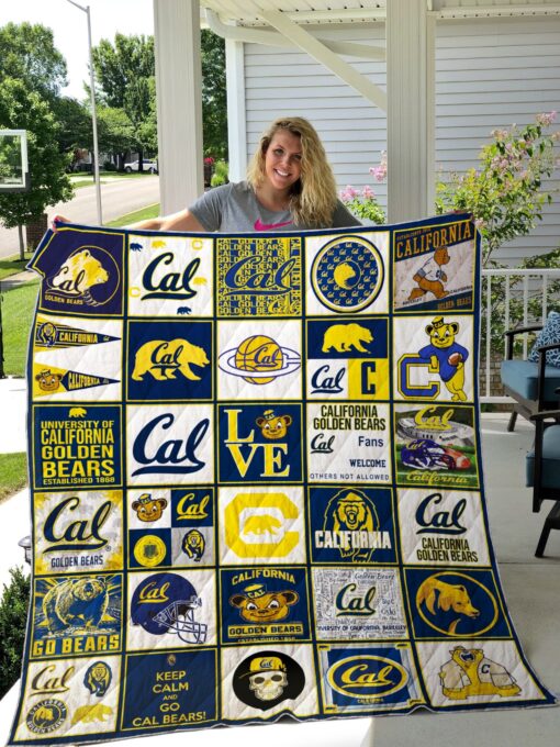 Buy Ncaa California Golden Bears Quilt Blanket & Quilt Bedding Set #618