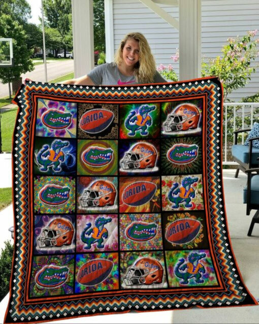 Buy Ncaa Florida Gators Quilt Blanket & Quilt Bedding Set #841