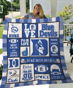 Buy Ncaa Duke Blue Devils Quilt Blanket & Quilt Bedding Set #50