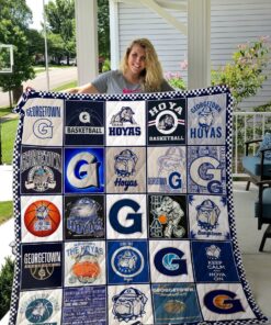 Buy Ncaa Georgetown Hoyas Quilt Blanket & Quilt Bedding Set #1220