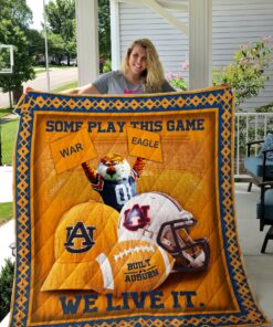 Buy Ncaa Auburn Tigers Quilt Blanket & Quilt Bedding Set #800