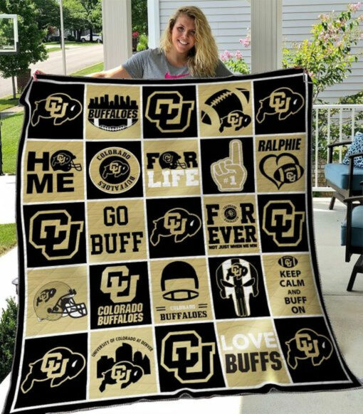 Buy Ncaa Colorado Buffaloes Quilt Blanket & Quilt Bedding Set #629