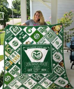 Buy Ncaa Colorado State Rams Quilt Blanket & Quilt Bedding Set #1410