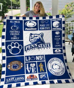 Buy Penn State Nittany Lions Quilt Blanket & Quilt Bedding Set 03