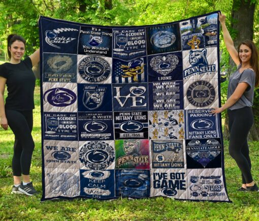 Buy Penn State Nittany Lions Quilt Blanket & Quilt Bedding Set - Meteew