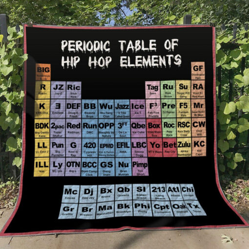 Buy Periodic Table Of Hip Hop Elements Quilt Blanket & Quilt Bedding Set