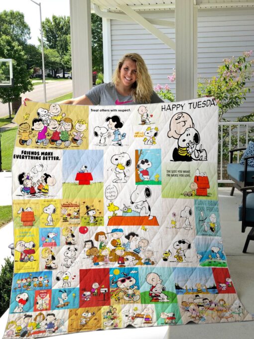 Buy Peanuts Snoopy 3D Quilt Blanket & Quilt Bedding Set