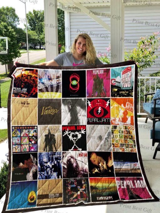 Buy Pearl Jam Albums Cover Poster Quilt Blanket & Quilt Bedding Set Great Customized Blanket Gifts For Birthday Christmas Thanksgiving