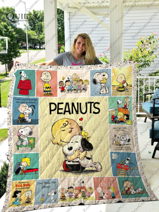 Buy Peanuts Snoopy Quilt Blanket & Quilt Bedding Set Gift Ideas For Fans Loves Snoopy