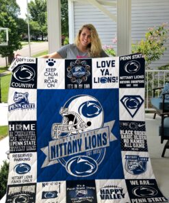 Buy Penn State Nittany Lions Quilt Blanket & Quilt Bedding Set 01