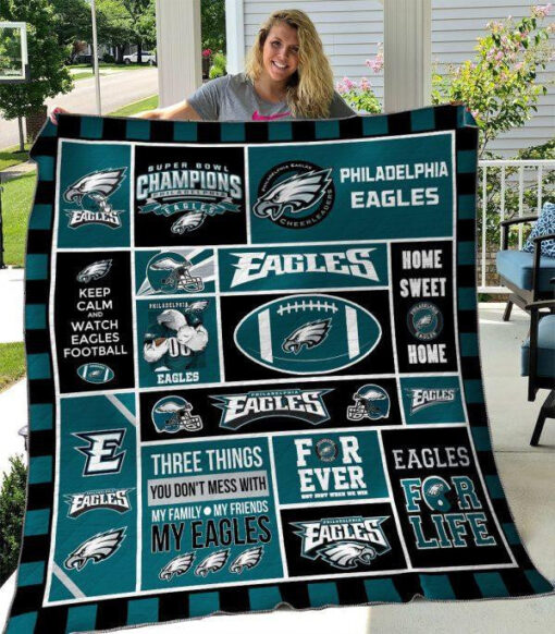 Buy Philadelphia Eagles Quilt Blanket & Quilt Bedding Set 02 - Meteew