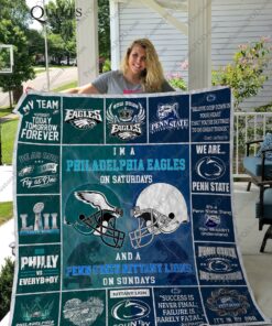 Buy Philadelphia Eagles &Amp;Amp;Penn State Mittany Lions Quilt Blanket & Quilt Bedding Set