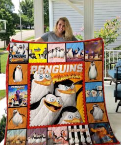 Buy Penguins Of Madagasca Quilt Blanket & Quilt Bedding Set Great Customized Blanket Gifts For Birthday Christmas Thanksgiving