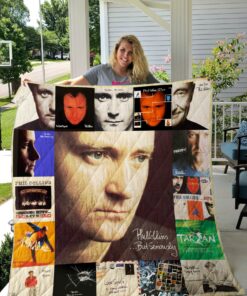 Buy Phil Collins Quilt Blanket & Quilt Bedding Set For Fans Ver 17