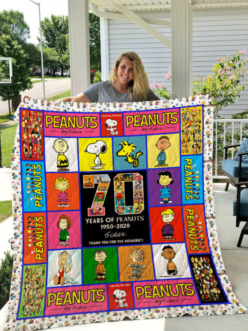 Buy Peanuts 70 Years Quilt Blanket & Quilt Bedding Set