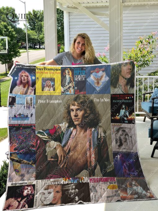 Buy Peter Frampton Albums Quilt Blanket & Quilt Bedding Set For Fans Ver 17