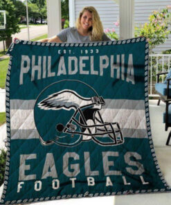 Buy Philadelphia Eagles Quilt Blanket & Quilt Bedding Set 07