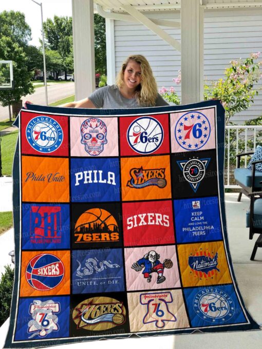 Buy Philadelphia 76Ers All Season Plus Size Quilt Blanket & Quilt Bedding Set