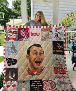 Buy Pee-Wee Herman Funny Poster Quilt Blanket & Quilt Bedding Set