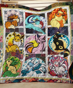 Buy Pokemon Eevee Quilt Blanket & Quilt Bedding Set