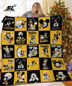 Buy Pittsburgh Steelers Disney Quilt Blanket & Quilt Bedding Set