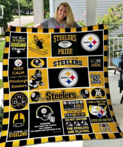 Buy Pittsburgh Steelers Quilt Blanket & Quilt Bedding Set 06