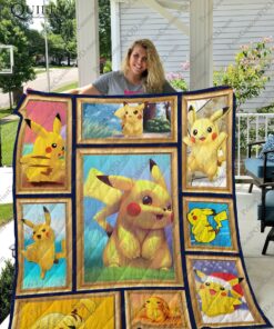 Buy Pikachu Quilt Blanket & Quilt Bedding Set - Meteew