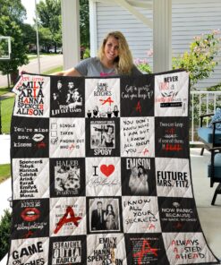 Buy Pretty Little Liars T-Shirt Quilt Blanket & Quilt Bedding Set For Fans