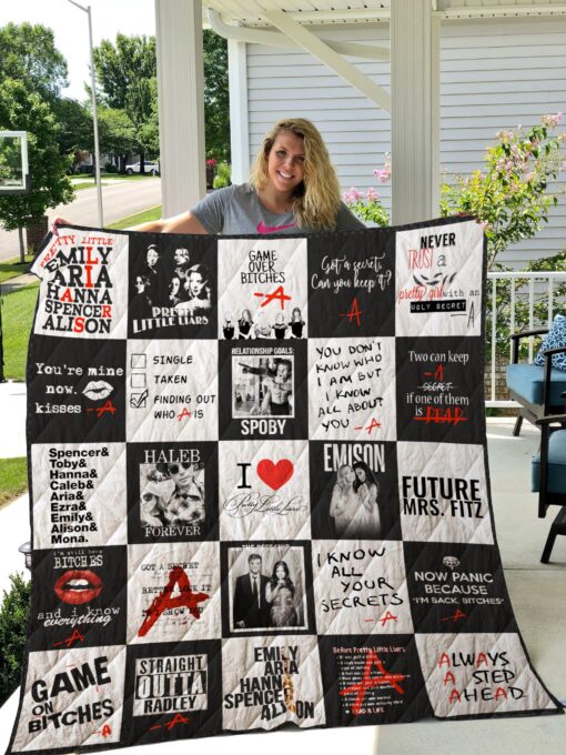 Buy Pretty Little Liars T-Shirt Quilt Blanket & Quilt Bedding Set For Fans