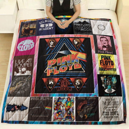 Buy Pink Floyd Tshirt Quilt Blanket & Quilt Bedding Set - Meteew