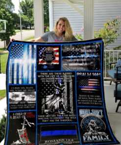 Buy Policeman  A Warrior Of Christ Quilt Blanket & Quilt Bedding Set