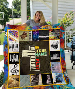 Buy Piano Pianist In Jesus Name I Play Quilt Blanket & Quilt Bedding Set Great Customized Gifts For Birthday Christmas Thanksgiving Perfect Gifts For Piano Lover