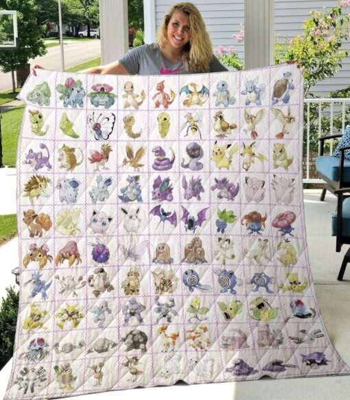 Buy Pokemon Quilt Blanket & Quilt Bedding Set Th2906