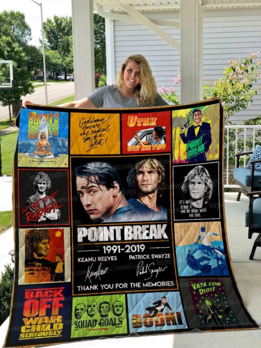 Buy Point Break Quilt Blanket & Quilt Bedding Set 01