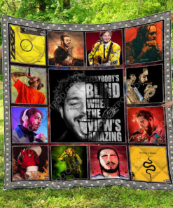 Buy Post Malone  Quilt Blanket & Quilt Bedding Set