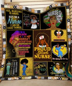 Buy Proud Black Nurse I'M A Black Nurse Beautiful Unapologetic Quilt Blanket & Quilt Bedding Set Great Customized Gifts For Birthday Christmas Thanksgiving Perfect Gifts For Black Nurse