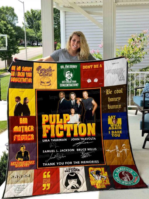 Buy Pulp Fiction Quilt Blanket & Quilt Bedding Set