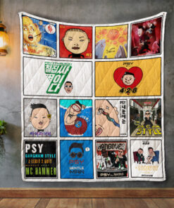 Buy Psy Album Covers Quilt Blanket & Quilt Bedding Set