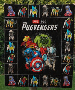 Buy Pugvengers Quilt Blanket & Quilt Bedding Set Great Customized Blanket Gifts For Birthday Christmas Thanksgiving